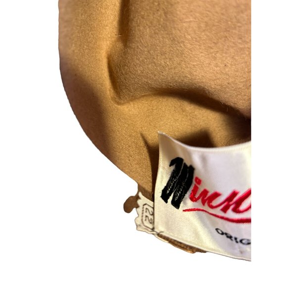 Vintage Winner Hat Top Soleh Beige Unisex Ribbon Bow - Picture 9 of 9